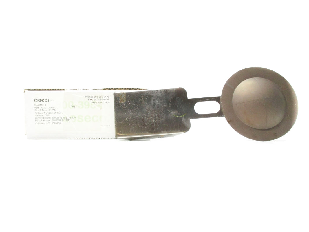 OSECO 58352-1 FAS02-5989-C 310.25PSI 139'F NSMP