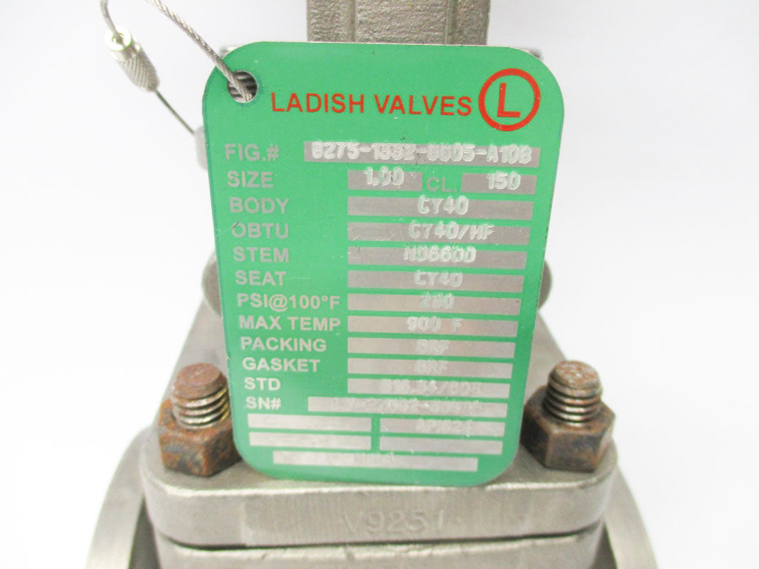LADISH VALVES 8275-1332-6605-A10B 230PSI 900'F NSNP