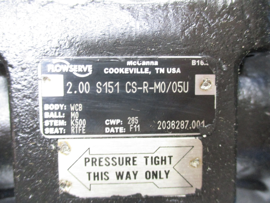 FLOWSERVE 2.00S151CS-R-M0/05U NSNP