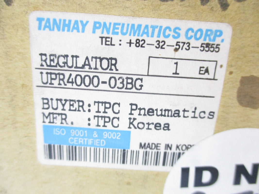 TANHAY PNEUMATICS UPR4000-03BG (AS PICTURED) NSMP