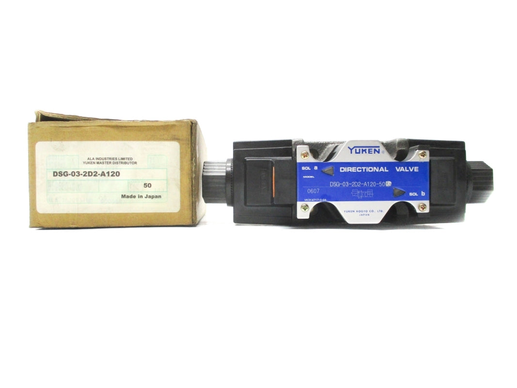 YUKEN DSG-03-2D2-A120-50 NSMP