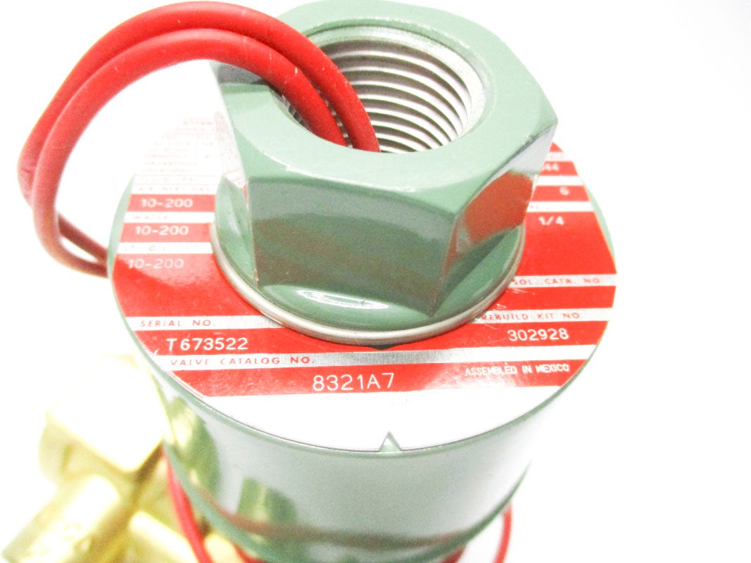 ASCO 8321A7 10-200PSI 110/120V NSMP