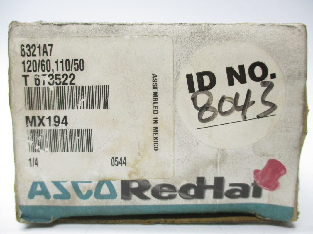 ASCO 8321A7 10-200PSI 110/120V NSMP