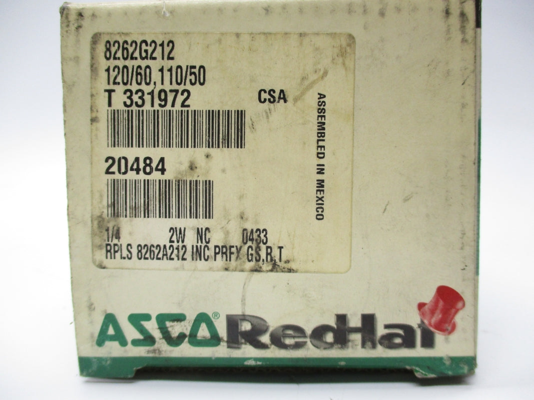 ASCO 8262G212 110/120V 100PSI 1/4" NSMP