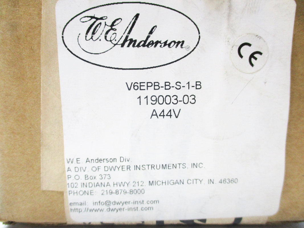 W.E. ANDERSON V6EPB-B-S-1-B NSMP