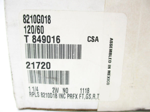 ASCO 8210G018 120V 5-150PSI 1-1/4" NSMP