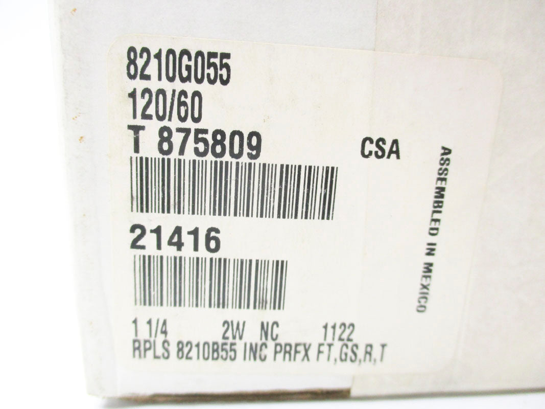 ASCO 8210G055 120V 1-1/4" NSFS