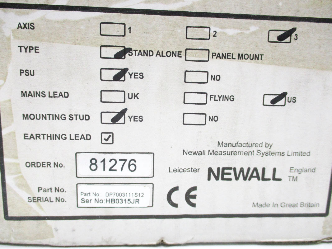 NEWALL DP7003111S12 NSMP