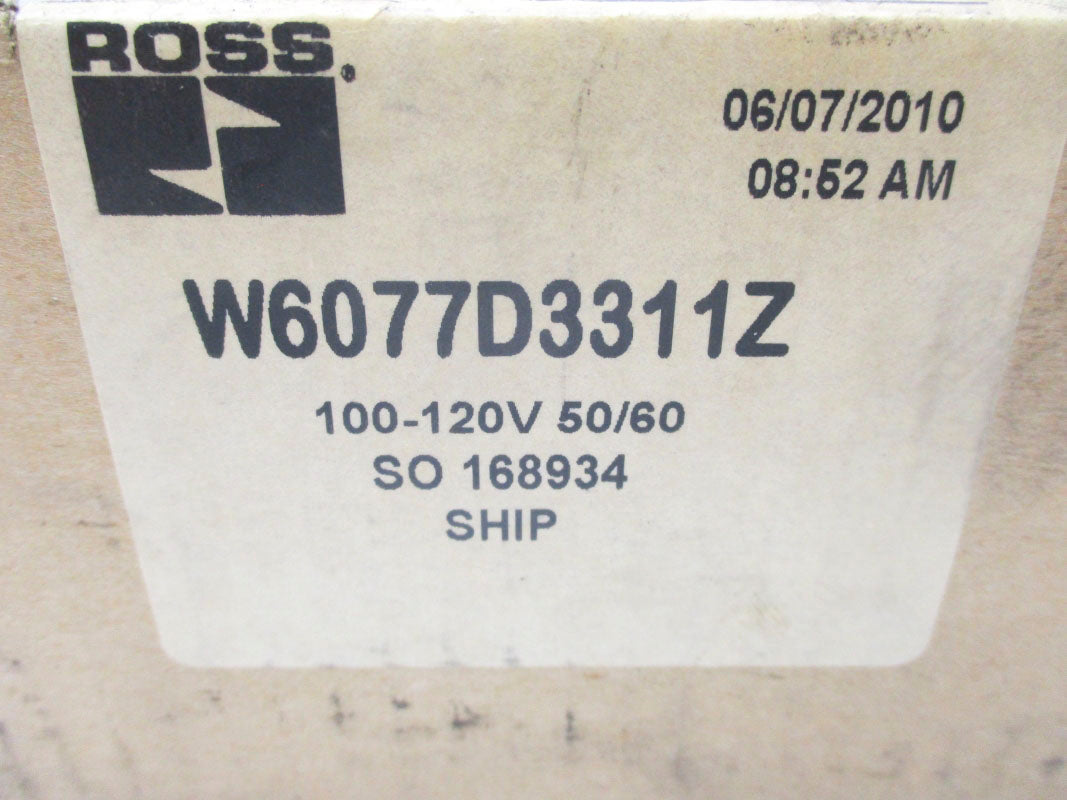 ROSS W6077D3311Z 100-120V NSMP