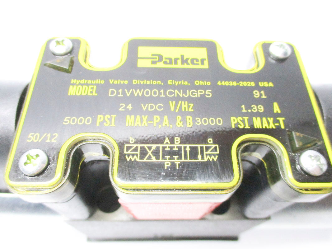 PARKER D1VW001CNJGP591 5000PSI 24VDC 1.39A NSMP