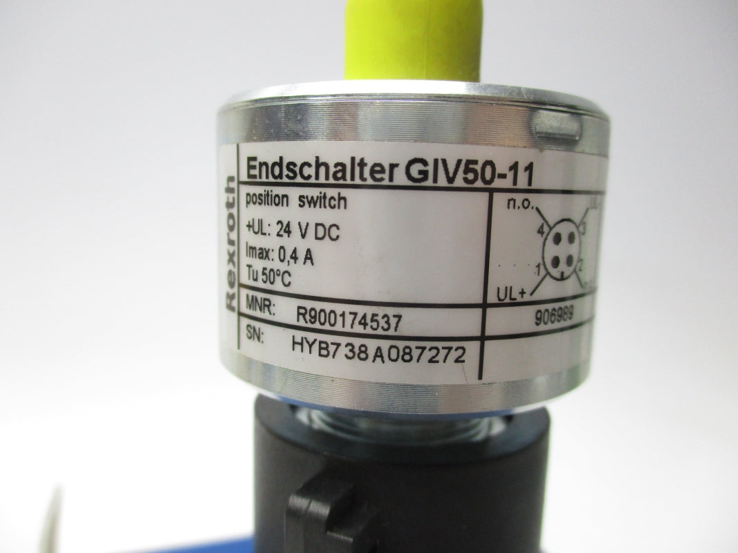 REXROTH R901330938 5-4WE10U10B50/EG24K4QM0G24/M 24VDC 0.4A NSNP