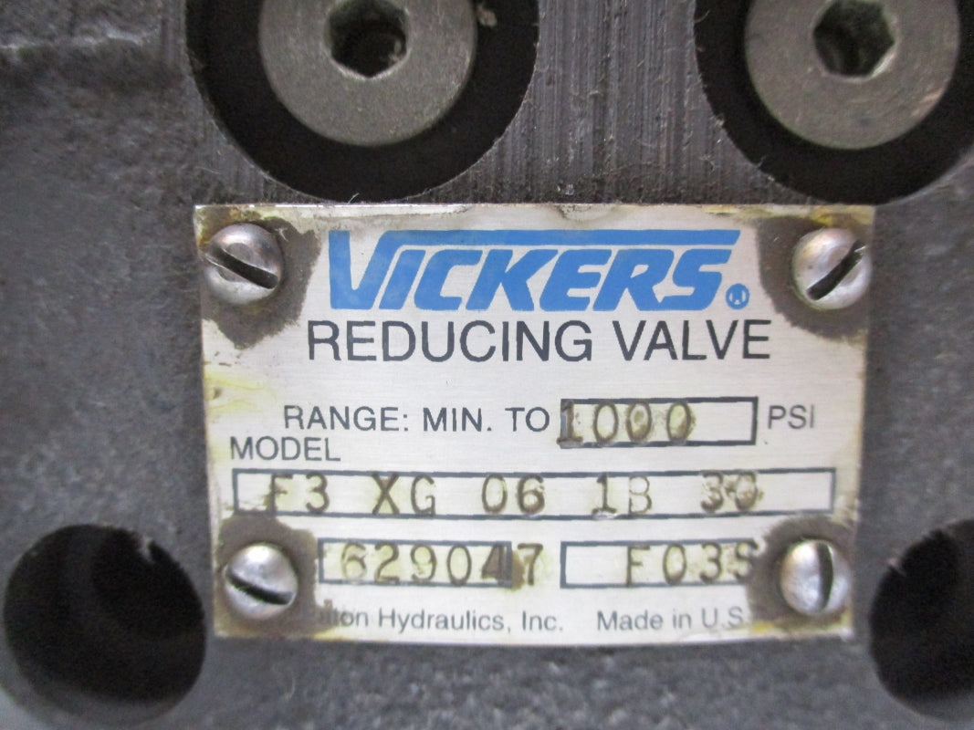VICKERS F3XG061B30 629047 1000PSI NSNP