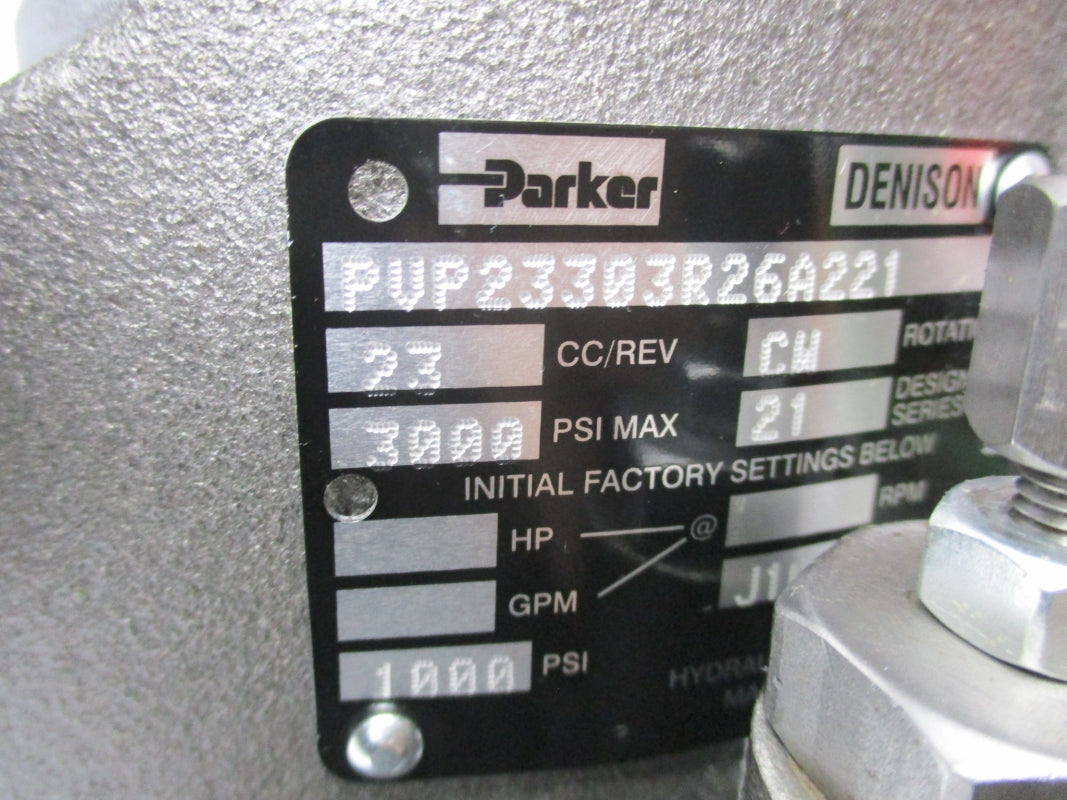 PARKER PVP23303R26A221 3000PSI NSNP
