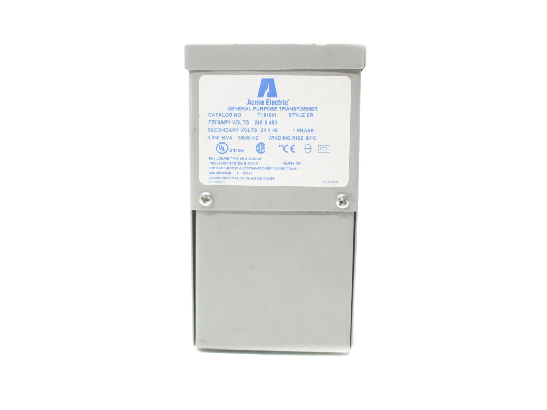 ACME ELECTRIC T181061 480V 0.050KVA (AS PICTURED) NSNP