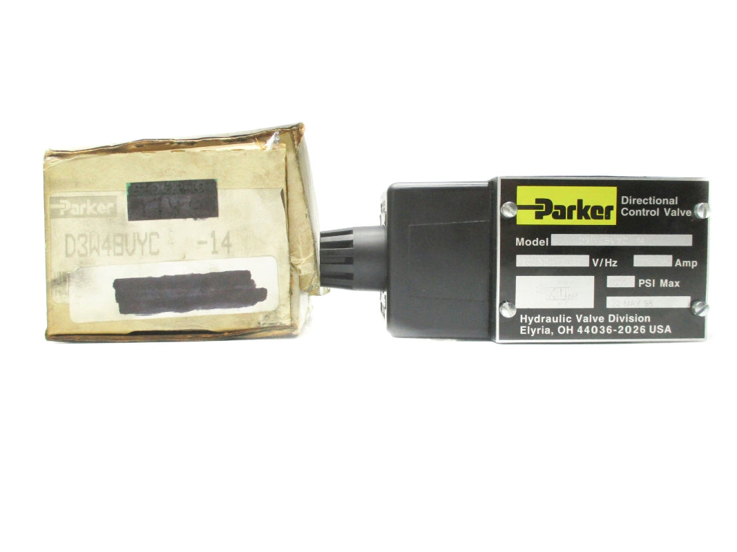 PARKER D3W4BVYC14 110/120V 5000PSI .72-.75A NSMP