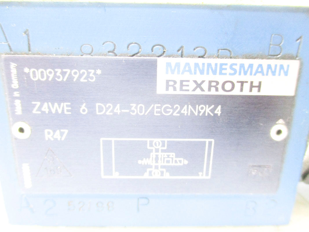 REXROTH Z4WE6D24-30/EG24N9K4 00937923 24VDC NSNP