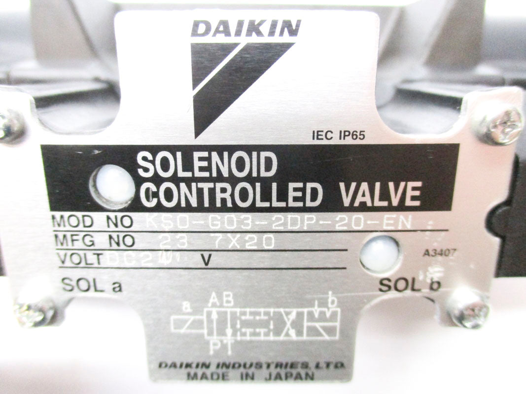 DAIKIN KSO-G03-2DP-20-EN 24VDC NSNP