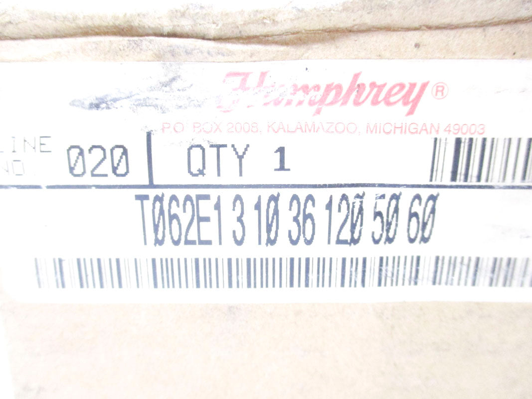 HUMPHREY T062E131036 0-125PSI 120V NSMP