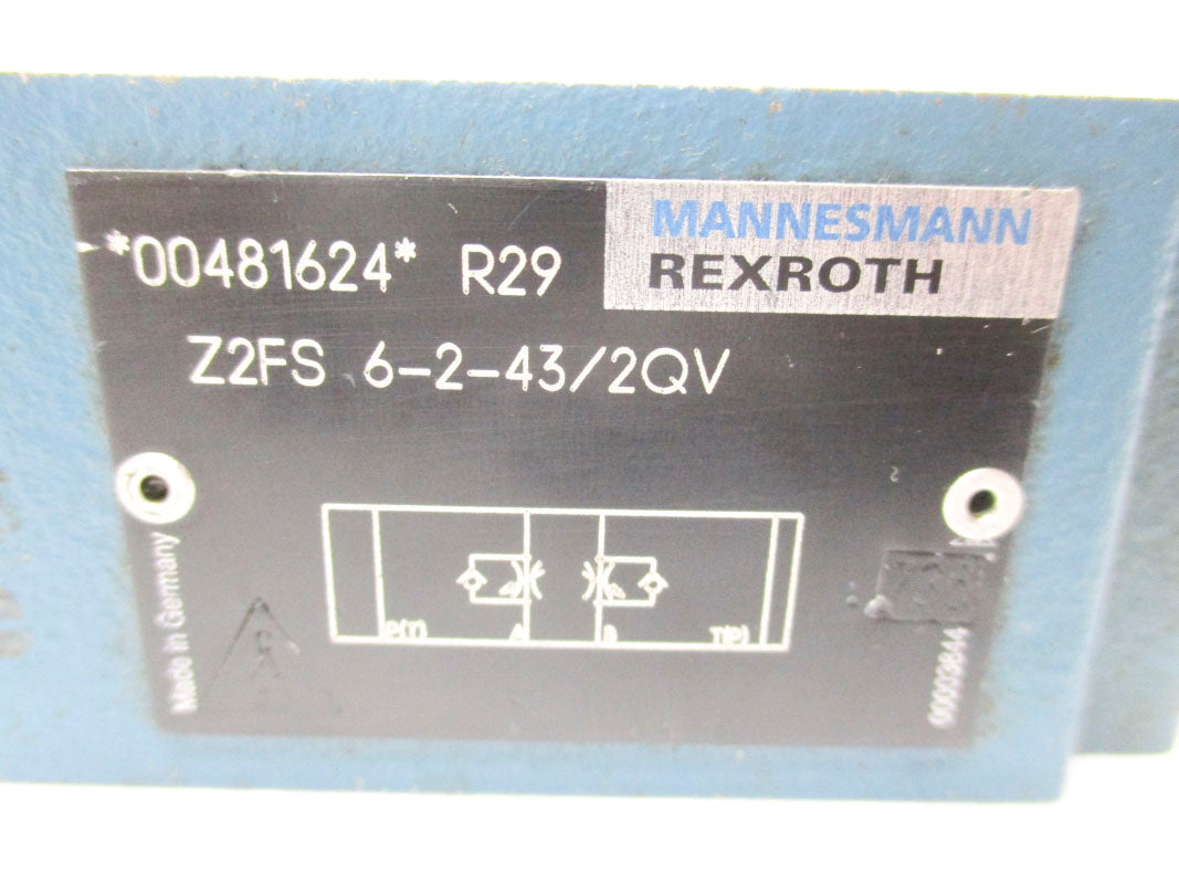REXROTH Z2FS6-2-43/2QV 00481624 UNMP