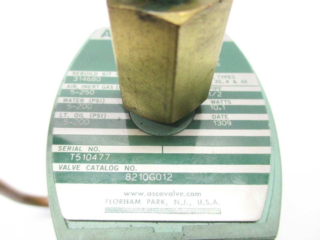 ASCO 8210G012 5-200PSI 110/120V UNMP