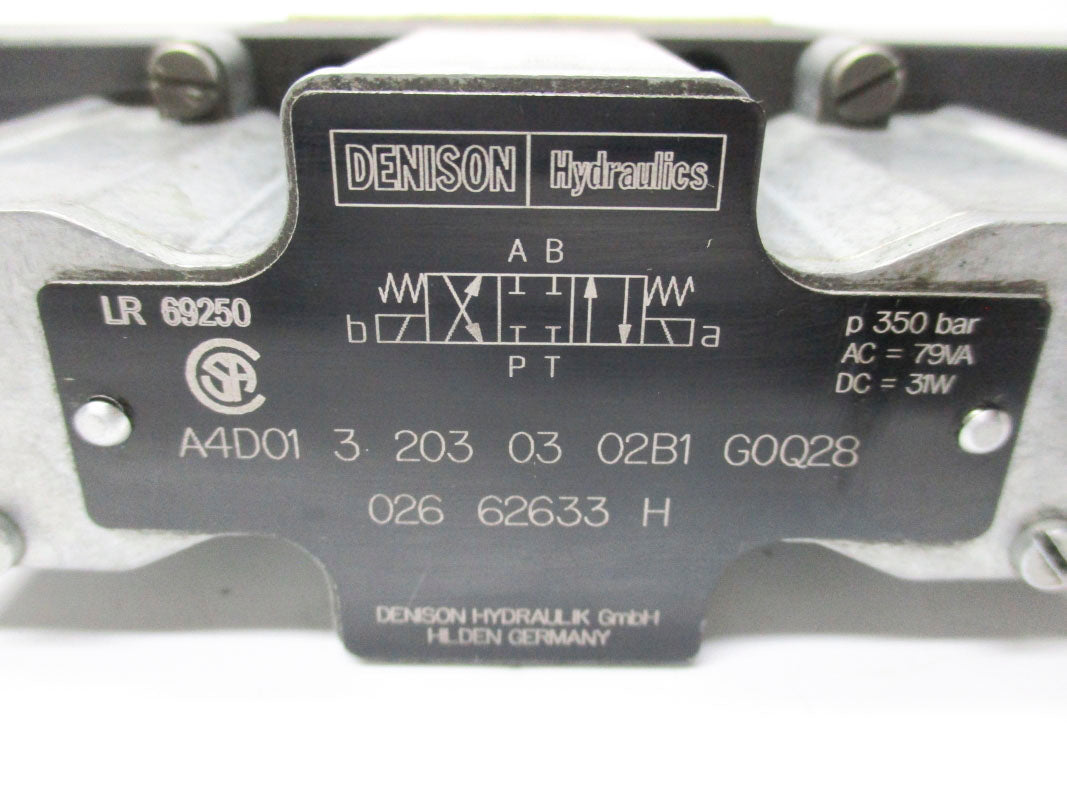 DENISON HYDRAULICS A4D0132030302B1G0Q28 NSNP