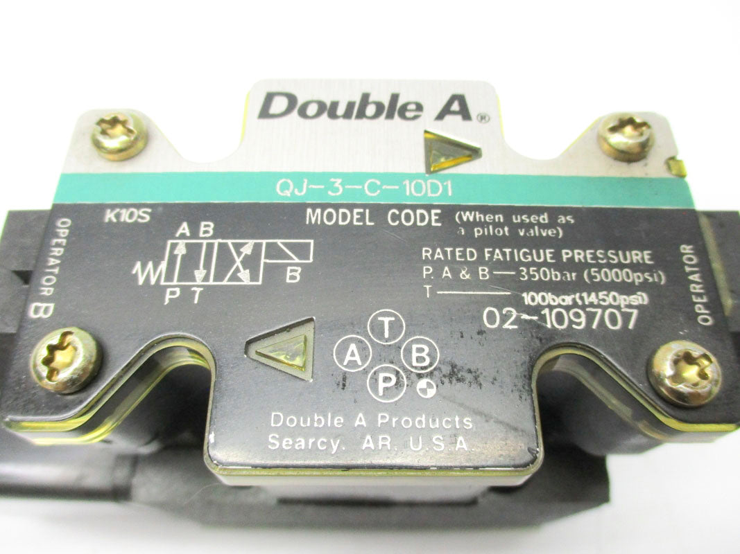 DOUBLE A QJ-3-C-10D1 02-109707 5000PSI 110/120V .46-.48A NSNP