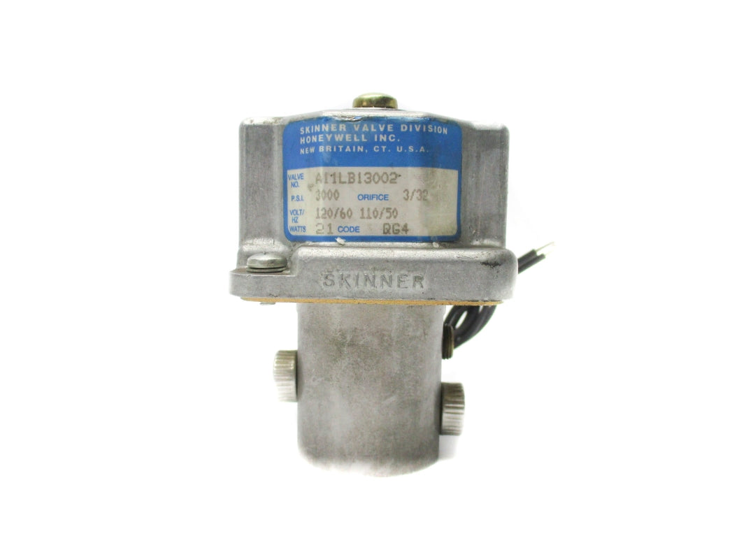 SKINNER VALVE A11LB13002 3000PSI 110/120V NSNP