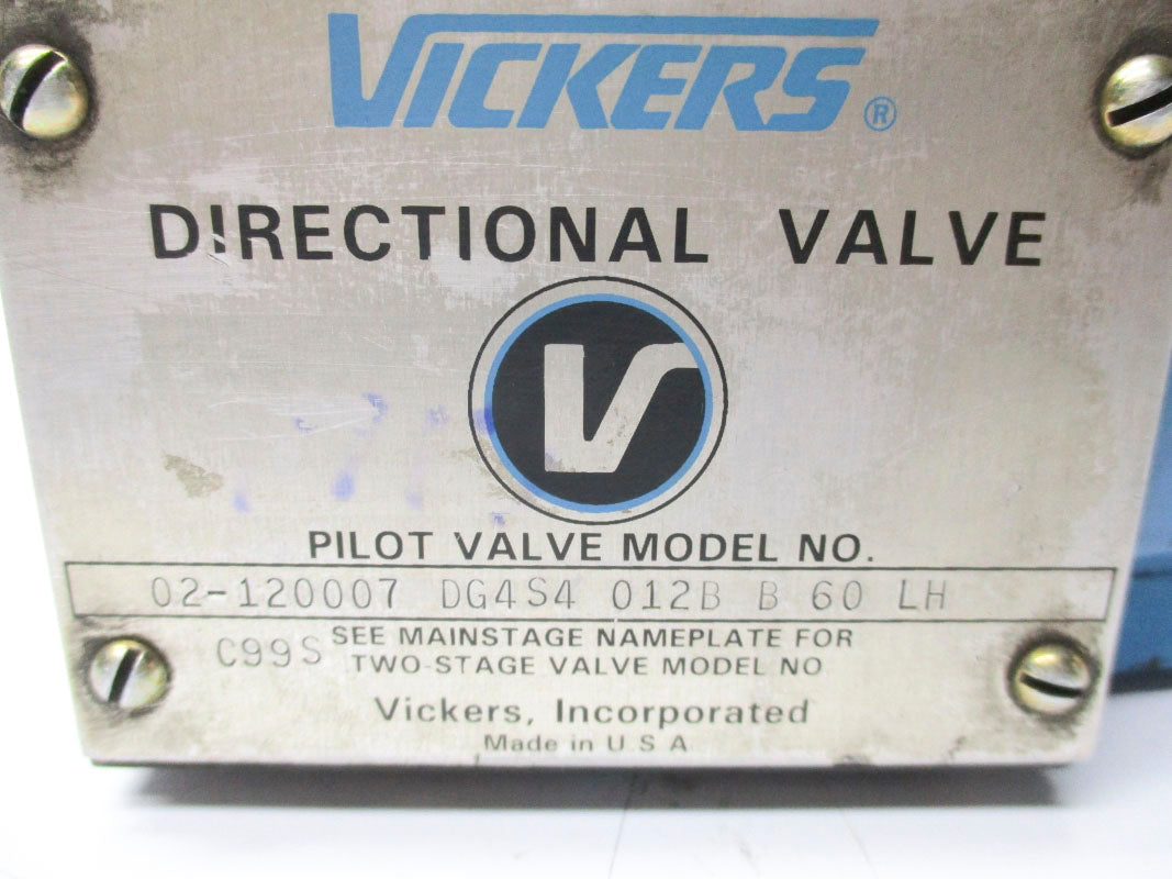 VICKERS DG4S4012BB60LH 02-120007 UNMP