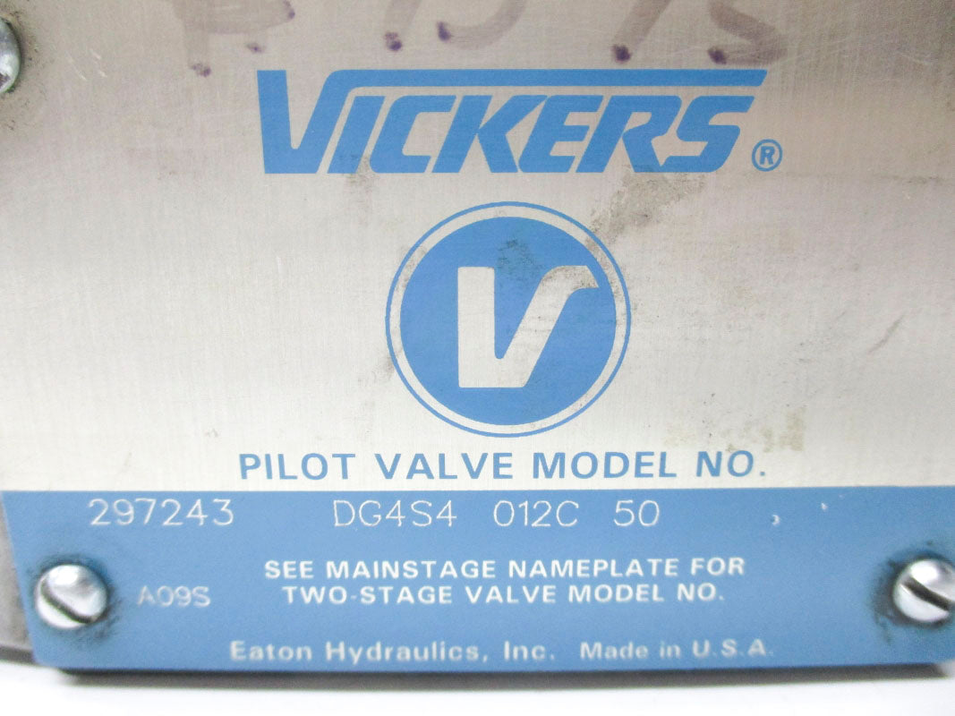 VICKERS DG4S4012C50 297243 115V .61A NSNP