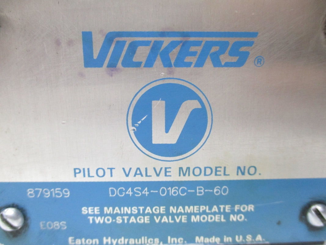 VICKERS DG4S4016CB60 879159 110/120V .69/.85A NSNP