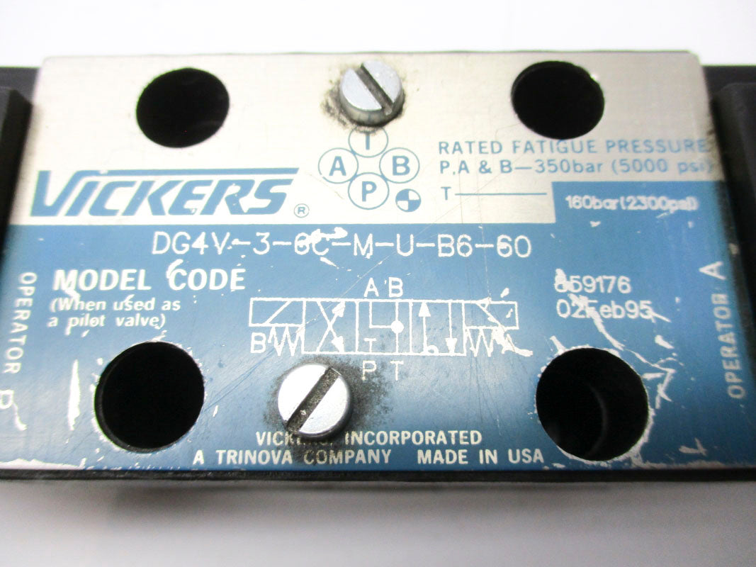 VICKERS DG4V36CMUB660 859176 110/120V 5000PSI UNMP