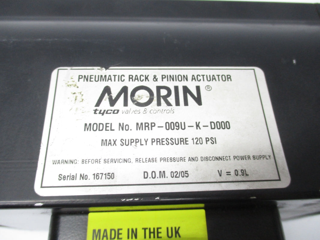 TYCO MRP-009U-K-D000 W/ 990 120PSI NSNP