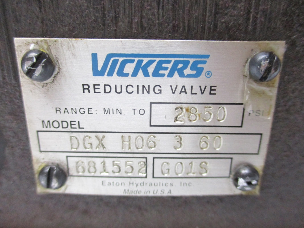 VICKERS DGXH06360 681552 2850PSI NSNP