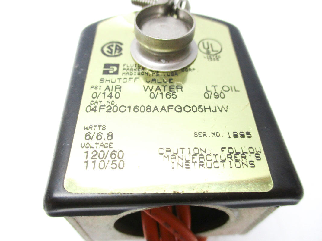 PARKER 04F20C1608AAFGC05HJW 110/120V 0/165PSI NSNP
