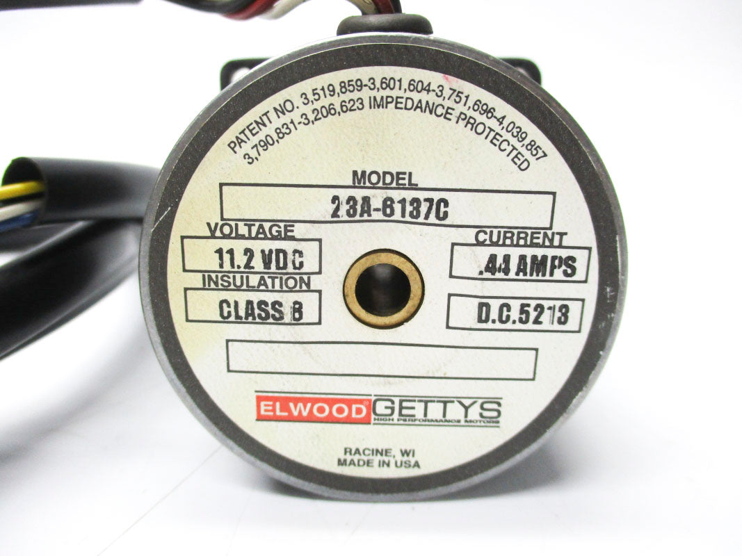 ELWOOD GETTYS 23A-6137C 11.2VDC .44A NSNP