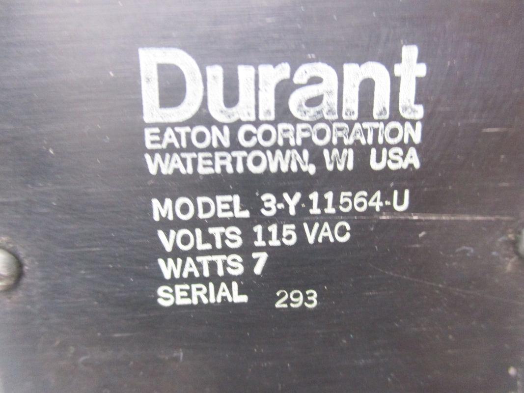DURANT 3-Y-11564-U 115VAC UNMP
