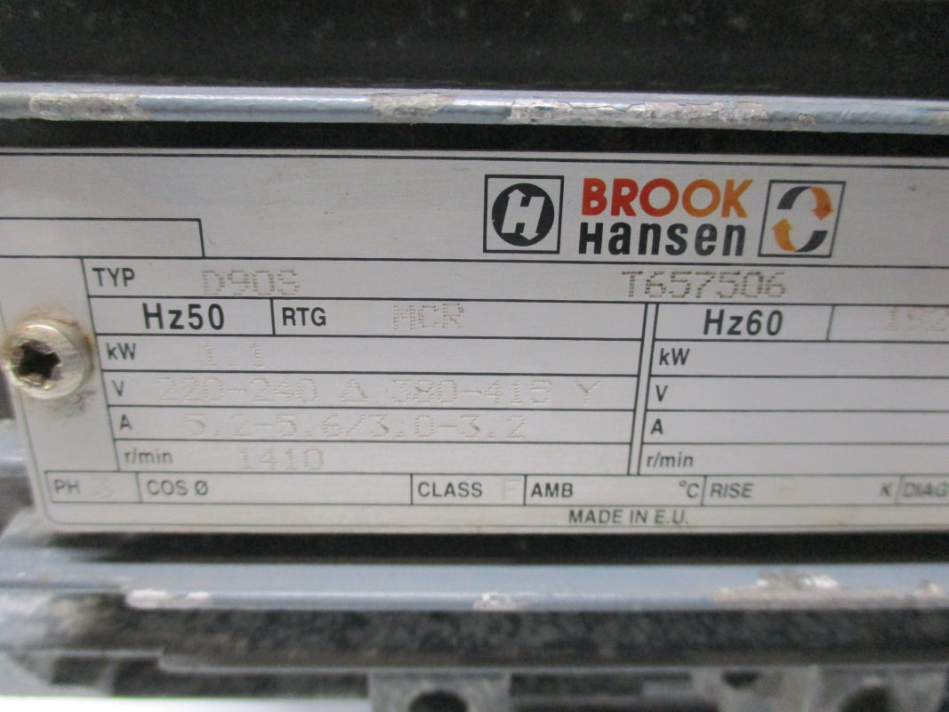 BROOK HANSEN D90S T657506 415V 5.6A UNMP