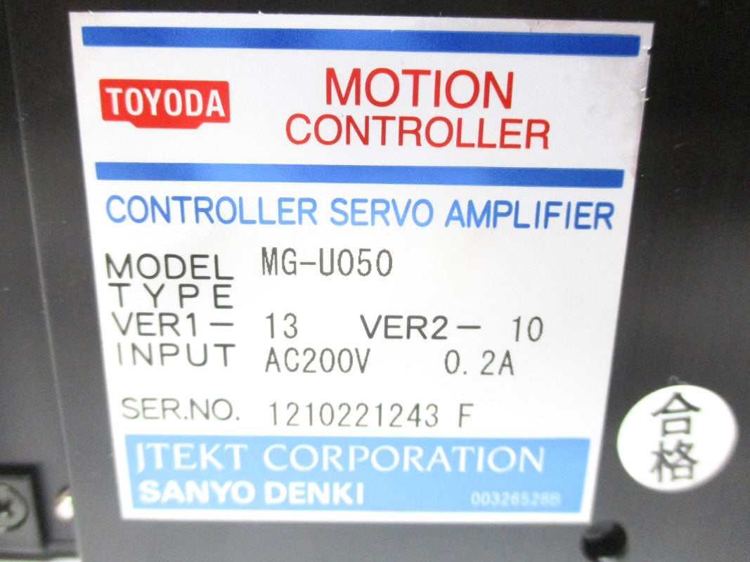 SANYO DENKI MG-U050 200VAC 0.2A NSNP