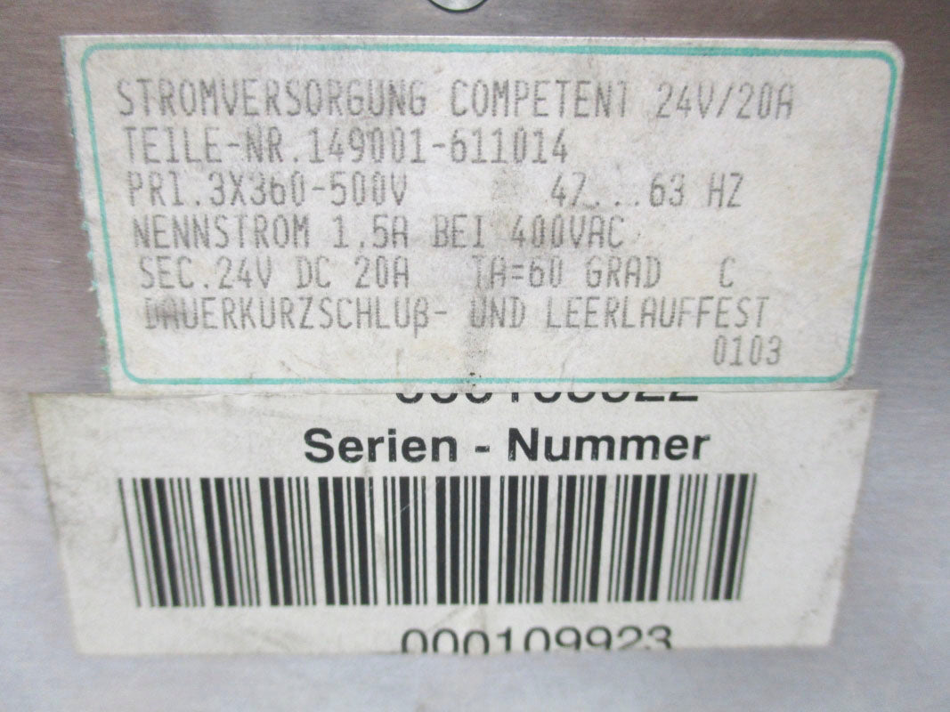 BURKLE SCHOCK 149001-611014 24V 20A UNMP