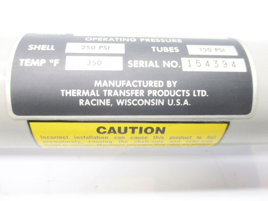 THERMAL TRANSFER PRODUCTS B-402-A4-0 250PSI 350'F NSNP