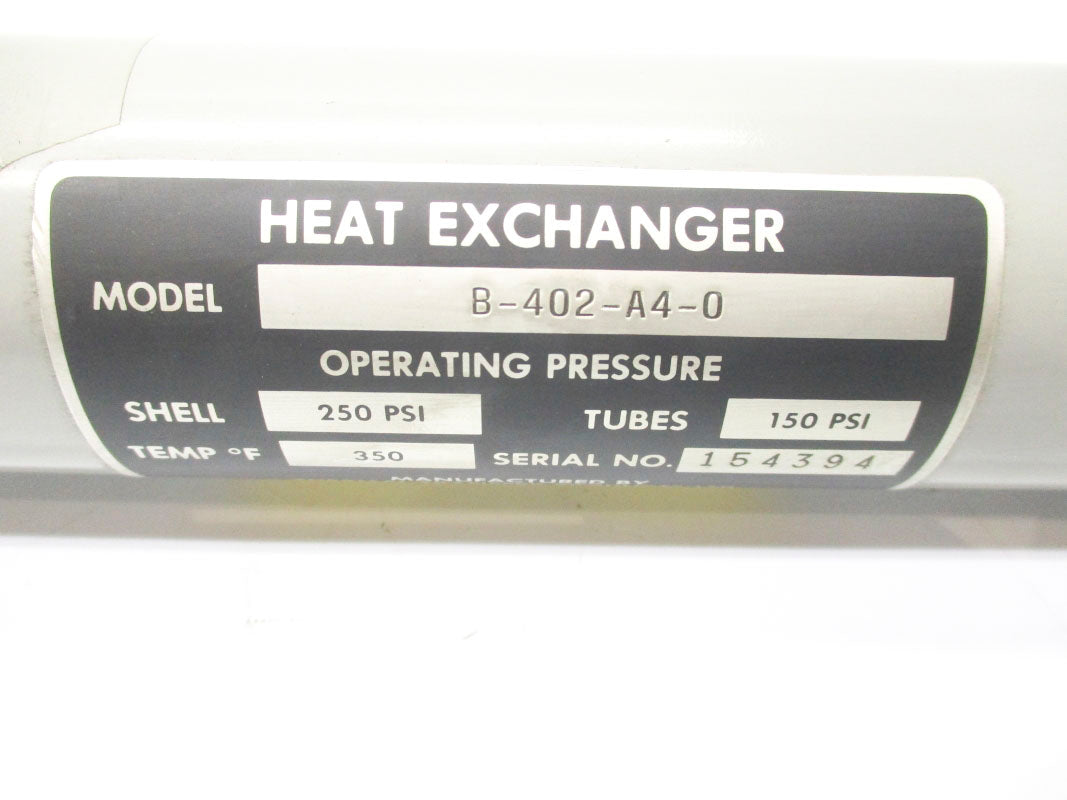 THERMAL TRANSFER PRODUCTS B-402-A4-0 250PSI 350'F NSNP