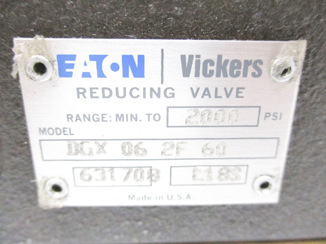 VICKERS DGX062F60 631708 2000PSI NSNP