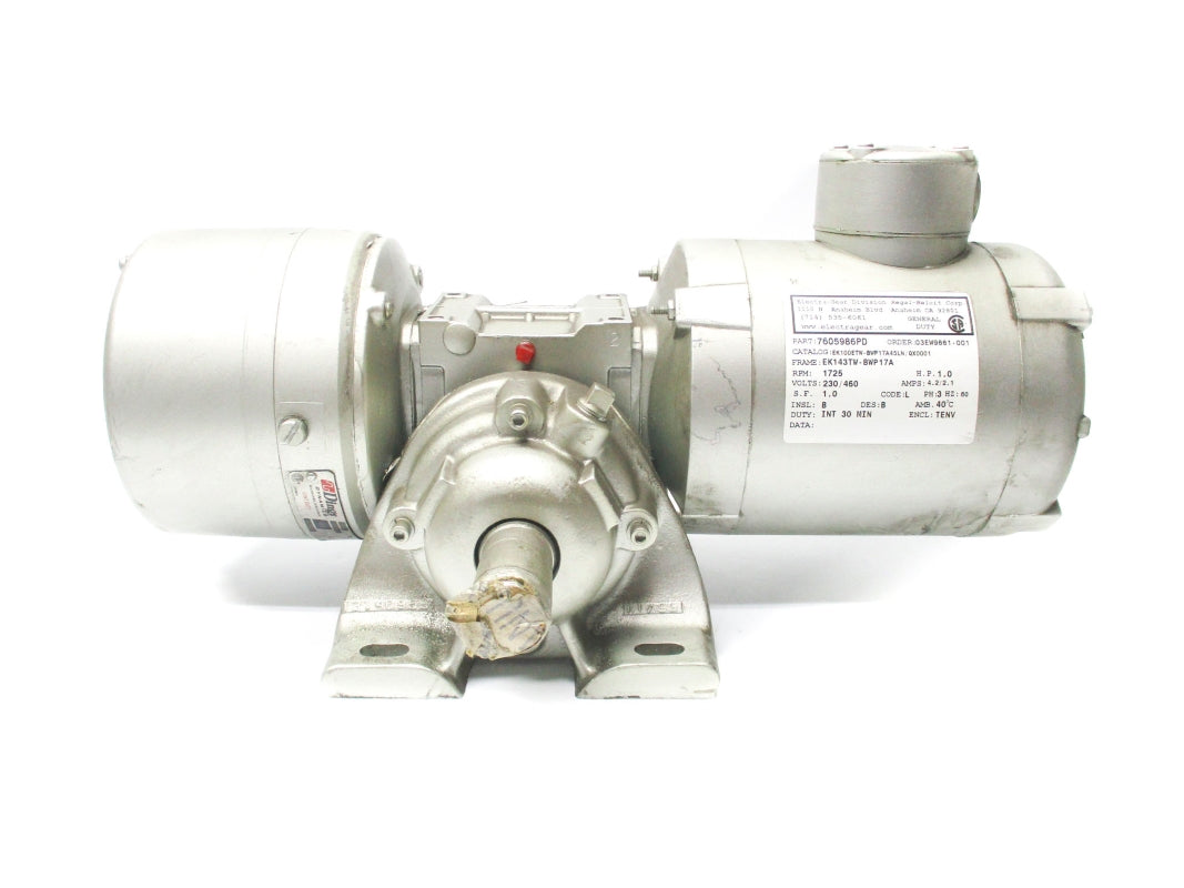 ELECTRAGEAR EK100ETW-BWP17A45LN/QX0001 W/ 4-61003-530R1 230/460V 4.2A NSNP