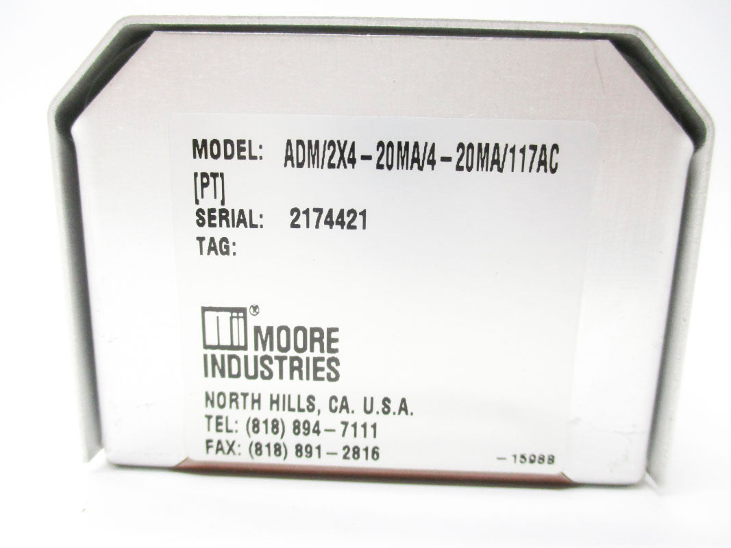MOORE INDUSTRIES ADM/2X4-20MA/4-20MA/117AC-PT (AS PICTURED) NSNP