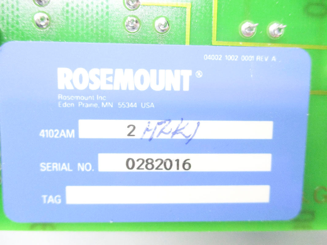 ROSEMOUNT 4102AM2H2K1 UNMP
