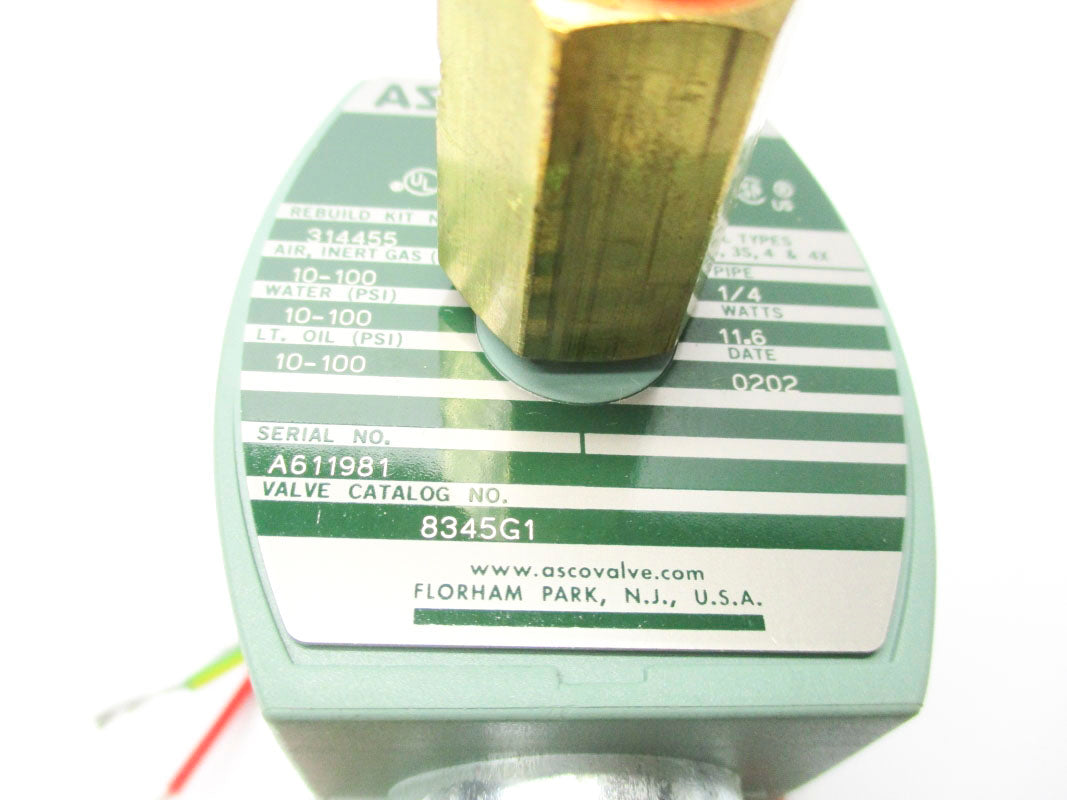 ASCO 8345G1 10-100PSI 24/DC NSMP