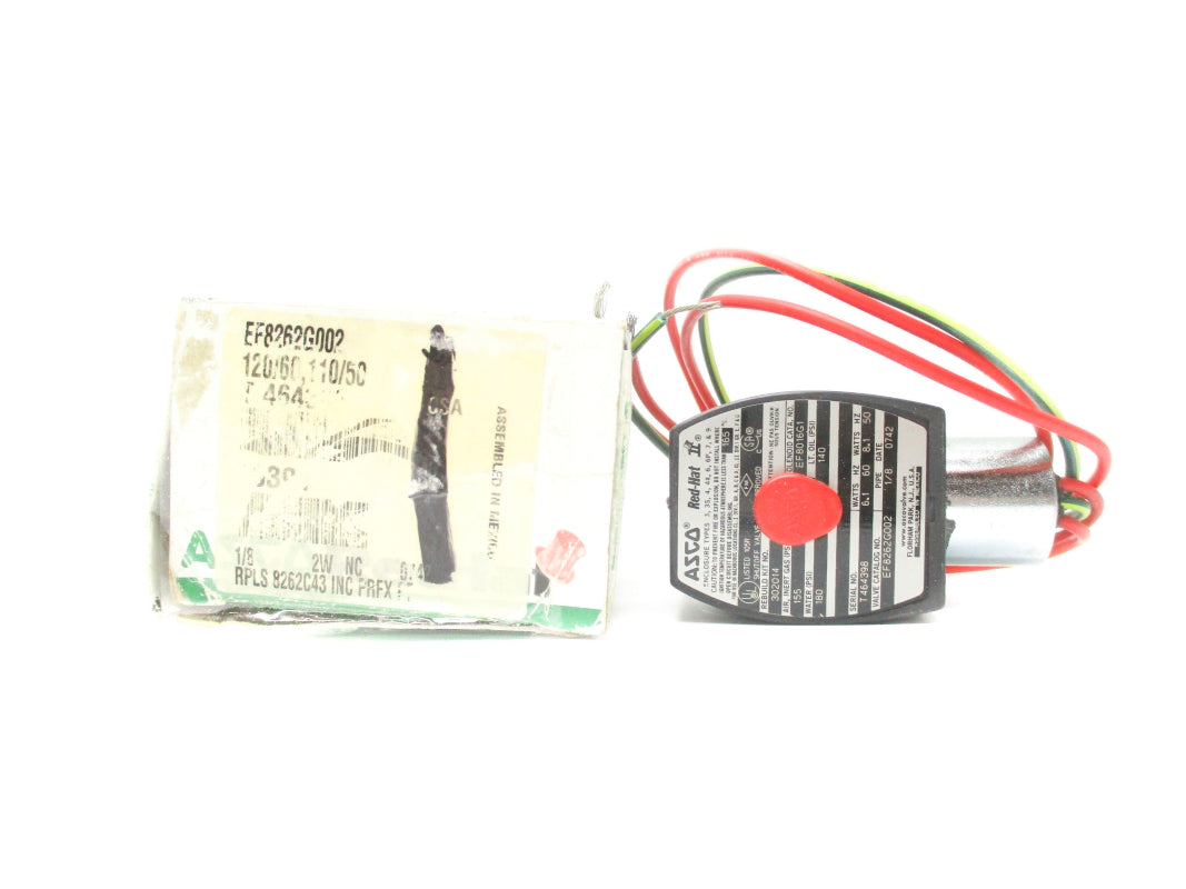 ASCO EF8262G002 110/120V 140-180PSI 1/8" NSMP