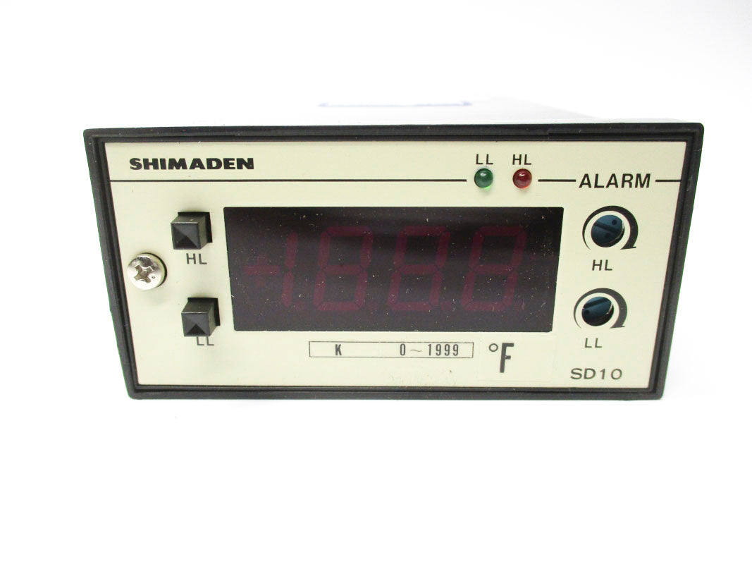 SHIMADEN SD10-103012-AK887F0 110-120/220-240VAC 0-1999'F NSMP