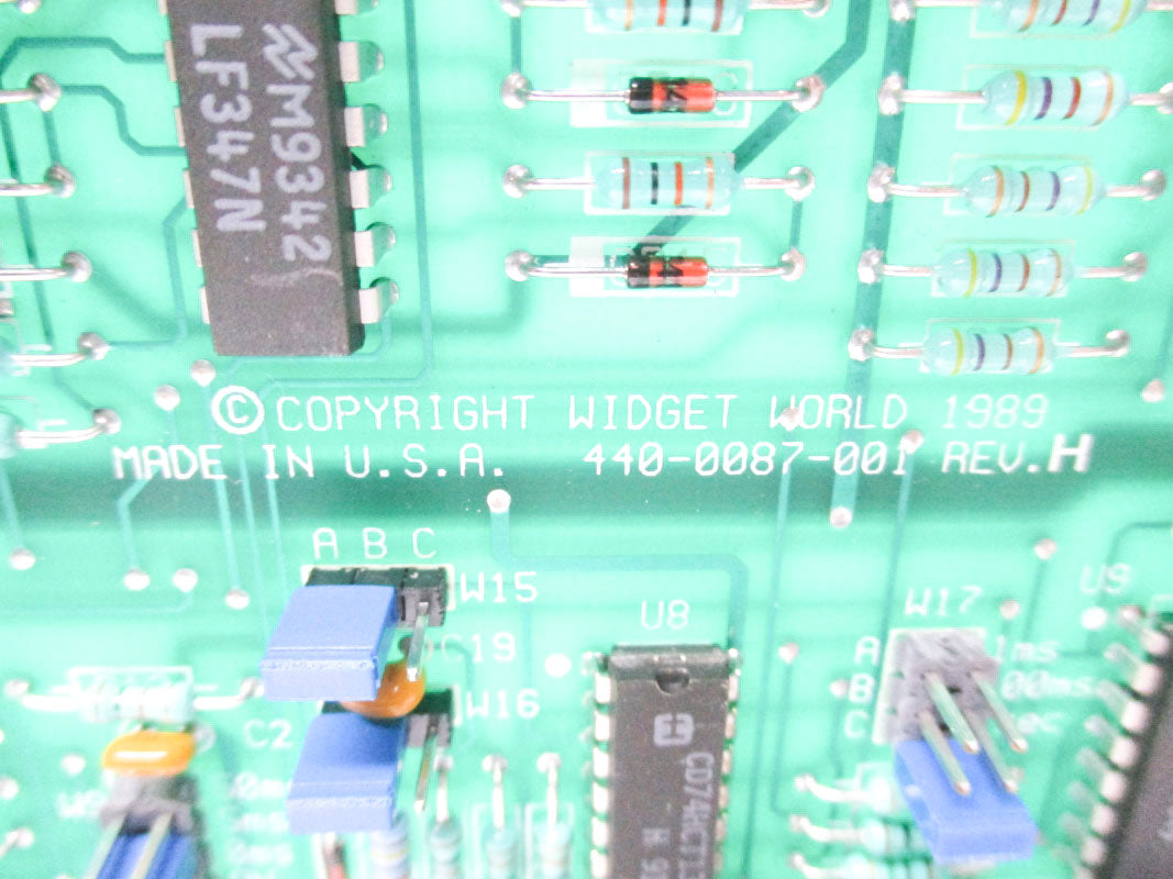 WIDGET WORLD 440-0087-001 REV. H NSNP