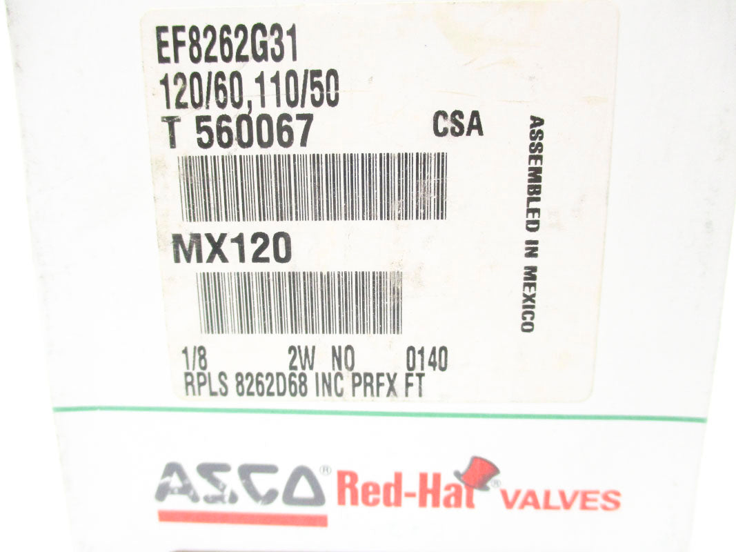 ASCO EF8262G31 110/120V 100PSI NSMP